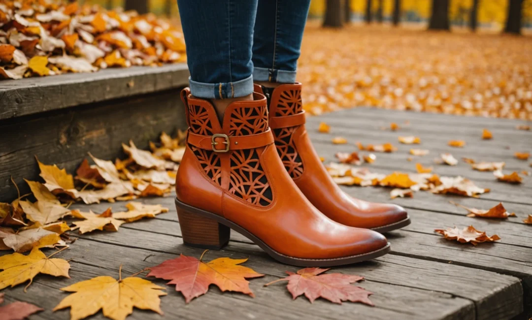 bottines ajourées
