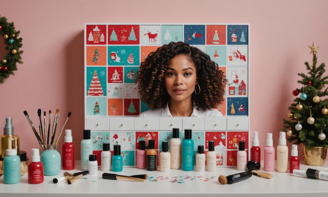 calendrier de l'avent cheveux bouclés